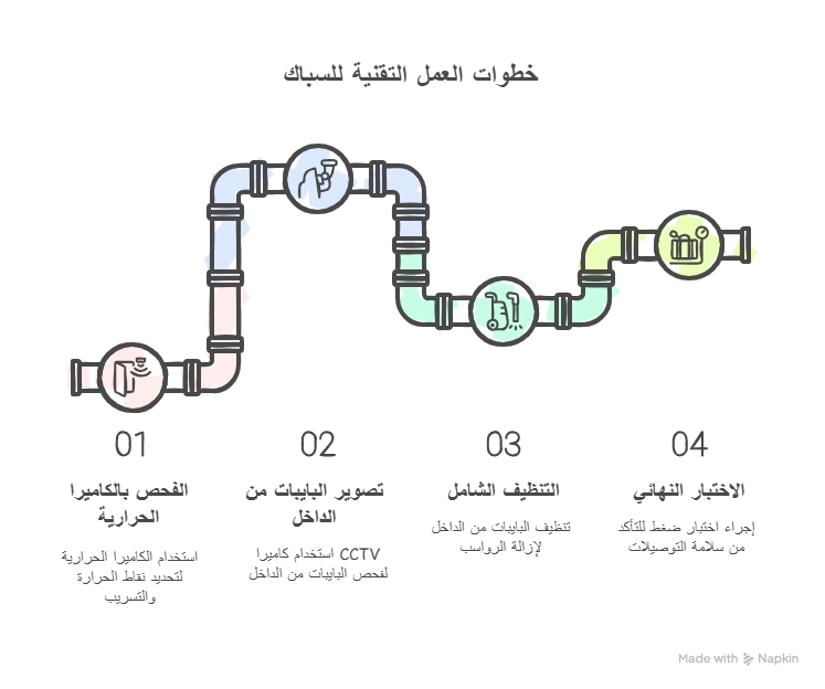 خطوات عمل سباك صحي القيروان الإحترافية