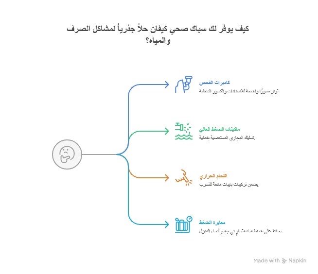 كيف يوفر لك سباك صحي كيفان حلاً جذرياً لمشاكل الصرف والمياه؟